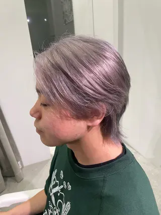 カラー メンズ 無料ショートモデル 募集中❗️秋山ひらいのヘアスタイル