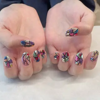 ネイル 💎🐰 saki. m 🐰💎のネイルデザイン