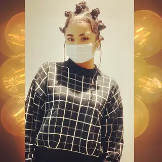 セミロング カラー パーマ ヘアアレンジ BRAIDS💎愛子 大人ハイライト💎のヘアスタイル