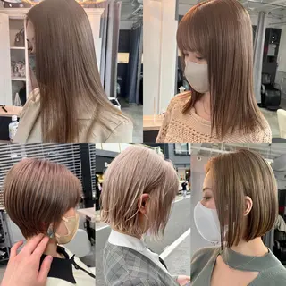 ミディアム カラー ボブ& 髪質改善FUMIYAのヘアスタイル