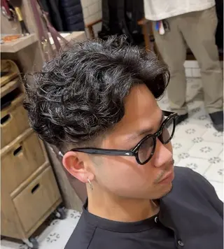 ミディアム メンズ Smail Hair 大森店所属・安立 玲於のヘアスタイル
