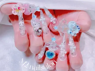 ネイル 長さだし専門店 M2　rikaのネイルデザイン