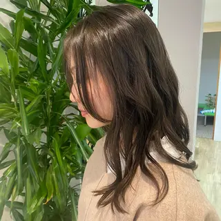 セミロング パーマ CIEN white所属・パーマモデル募集中 渥美翔人のヘアスタイル