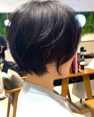 ショート LucksiMie 銀座店所属・【韓国 レイヤー 髪質改善✨】かずのヘアスタイル