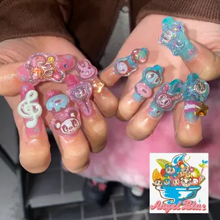 ネイル nano/きもかわ nail🐬🫧のネイルデザイン