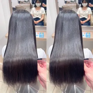 ロング パーマ Ash国立店 池田勇一”のヘアスタイル