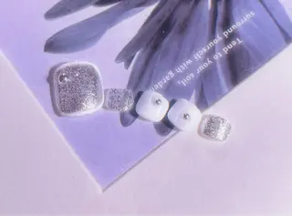 ネイル candy nail 韓国風ワンホンネイルのネイルデザイン