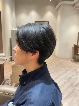 メンズ シモカワ マシロのヘアスタイル