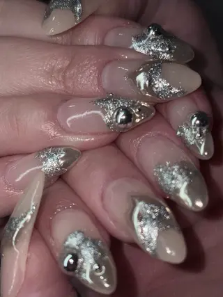 ネイル NES NAIL所属・さゆり￤推しキャラ ￤ロングネイル🩷のネイルデザイン