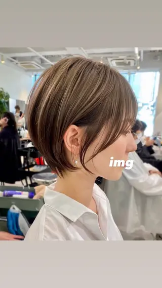ショート 大橋 りえのヘアスタイル