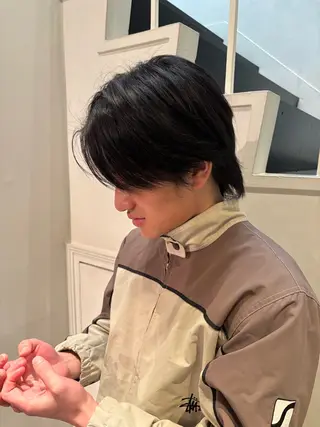 カラー メンズ ワタナベ イオリ🧚 La Penseeのヘアスタイル