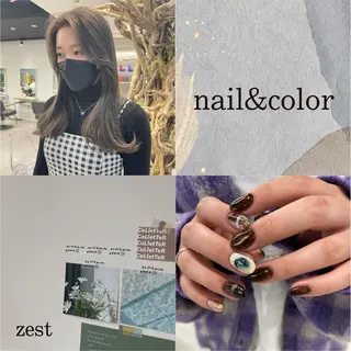 カラー ユナ🌙 nailのネイルデザイン