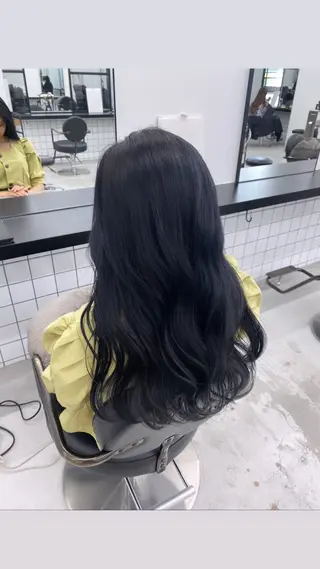 ロング カラー 夕羽夢🍓矢場/ 透明感カラーのヘアスタイル