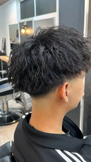 パーマ メンズ 浅岡律喜 /メンズ/フェードのヘアスタイル