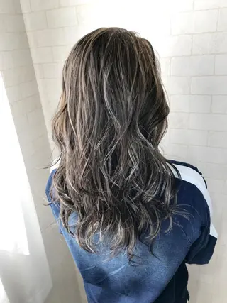 ロング カラー 神野 雅樹のヘアスタイル