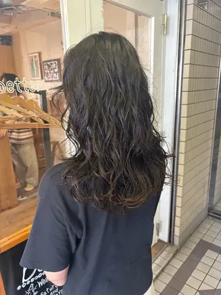 ミディアム パーマ kaito パーマ募集🌀😵‍のヘアスタイル