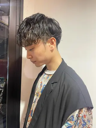 ショート パーマ メンズ 野本光一朗/メンズ/ メンズパーマのヘアスタイル