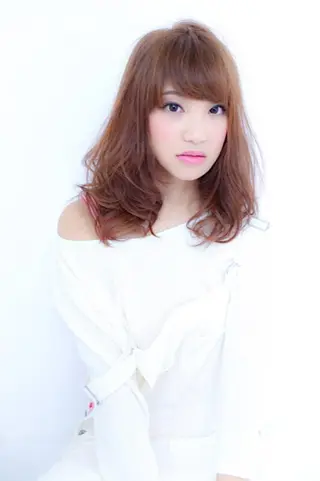 ミディアム カラー ハイライト/髪質改善 ✂️十河祐輝のヘアスタイル