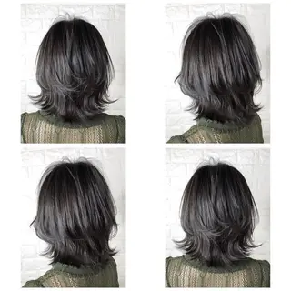 ミディアム カラー KIZU 髪質改善 オカルト怪談のヘアスタイル