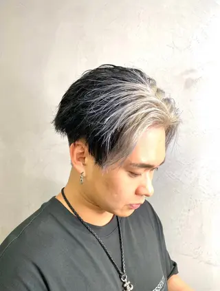 カラー メンズ 心斎橋本町メンズ 美容師ユースケのヘアスタイル