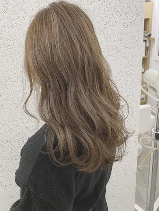 セミロング カラー パーマ ヘアアレンジ ✨ハイクオリティ✨ 山本香也のヘアスタイル