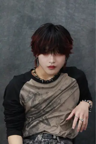 ミディアム メンズ RACCOON.TOKYO 渋谷店所属・メンズカット特化🐺 ウルフ[店長]置塩祥のヘアスタイル