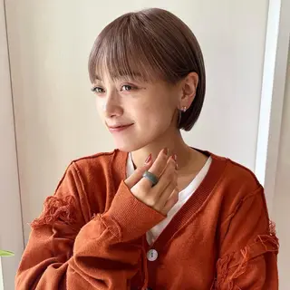 ショート カラー GREENmiddle所属・【メンズ大歓迎】 代官山 大和仁菜のヘアスタイル