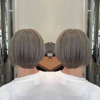 ショート カラー ☻モエカ/石川町 元町中華街☻のヘアスタイル