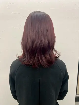 セミロング カラー 💝艶髪/暖色🪞 🍓推し活モテヘアのヘアスタイル
