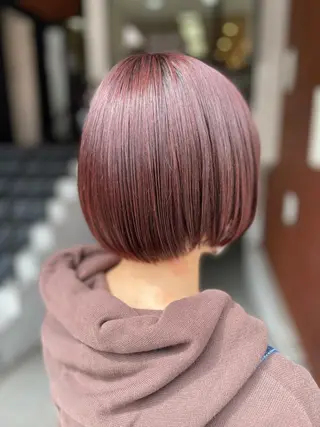 ショート カラー IORI #韓国ヘア#髪質改善のヘアスタイル