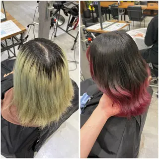 カラー SHUNTA✨ NEXT/赤み消しのヘアスタイル