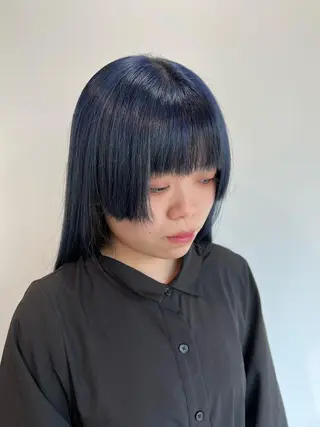 ロング カラー ケアブリーチ/ili 村上佳那多のヘアスタイル