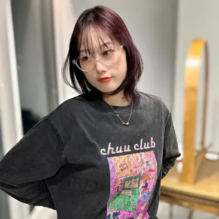 ミディアム カラー ブリーチなし/レイヤ ー特化🌈Tommyのヘアスタイル