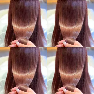 ロング カラー 暖色.髪質改善 🪽スズのヘアスタイル