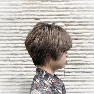 ショート カラー 嶋田 ゆきのヘアスタイル