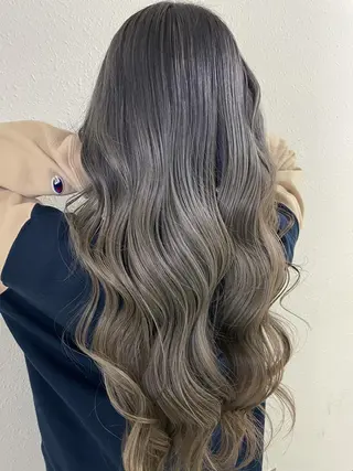 ロング カラー ✨髪質改善特化サロン ✨グシユキヤ✨のヘアスタイル