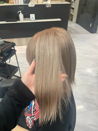 ミディアム カラー 🐥くまがい💛 ダブルカラー／パーマのヘアスタイル