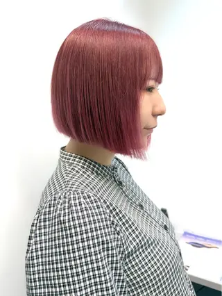 ショート 艶髪髪質改善✨ 骨格補正カットRYOのヘアスタイル