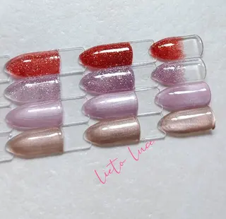 カラー lieto luce Yukaのネイルデザイン