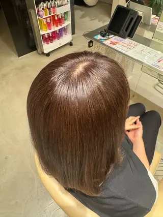 ミディアム 河村 紗良のヘアスタイル