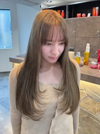 ロング カラー 🫧透明感カラー🫧 kokoro🐣🎀のヘアスタイル
