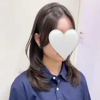 セミロング nex  the salon vlow所属・【韓国×美髪】 ANRIのヘアスタイル