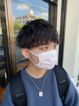 メンズ メンズパーマ/鈴木 雅也/メンズカットのヘアスタイル