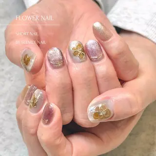 ネイル Seemly 千田町店所属・フラワーパラジェル 🌸シームリーエミのネイルデザイン