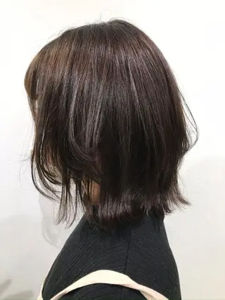 ミディアム カラー 福島成美/髪質改善 縮毛矯正/カラーのヘアスタイル