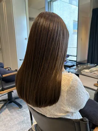 ロング カラー ULTOWA🩵 佐取歩のヘアスタイル