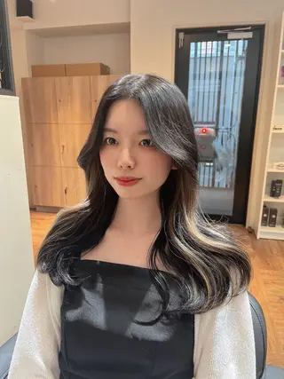 セミロング ボブ/透明感カラー 🇰🇷Ryotaのヘアスタイル