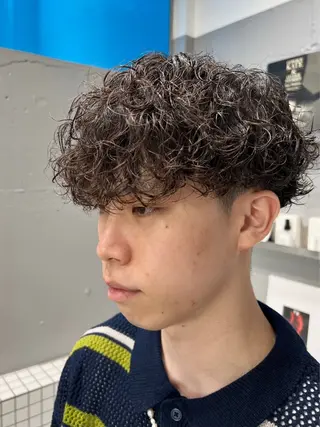 パーマ メンズ メンズパーマ/韓国 ヘア/Mino🤍のヘアスタイル