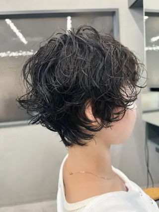 ショート パーマ 🌈前田ジュン /ショート/似合わせのヘアスタイル
