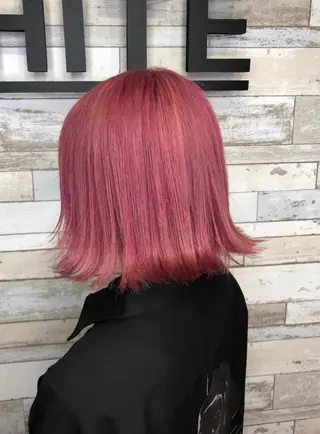 ミディアム 渋谷/ハッシュ レイヤーカット/会田のヘアスタイル